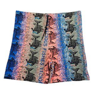Night Moves Vicious Fishes Shorts Boardshorts Board One Size Fits All USA Made